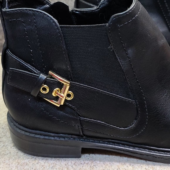 TOMMY HILFIGER 8 M Ankle Boots 👢  Black - Picture 4 of 12